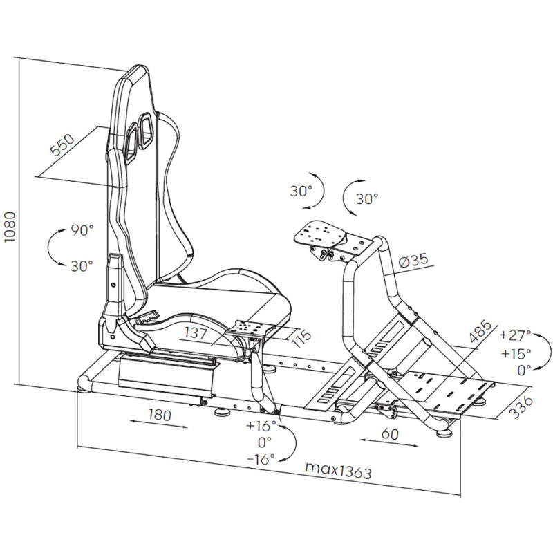 Кресло Gamepro RS100