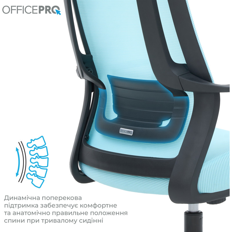 OfficePro Harmony OC310-B-BL-BL Black/Blue