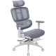 Крісло OfficePro Skyline Footrest White/Dark Gray (OC750-W-DG-DG)