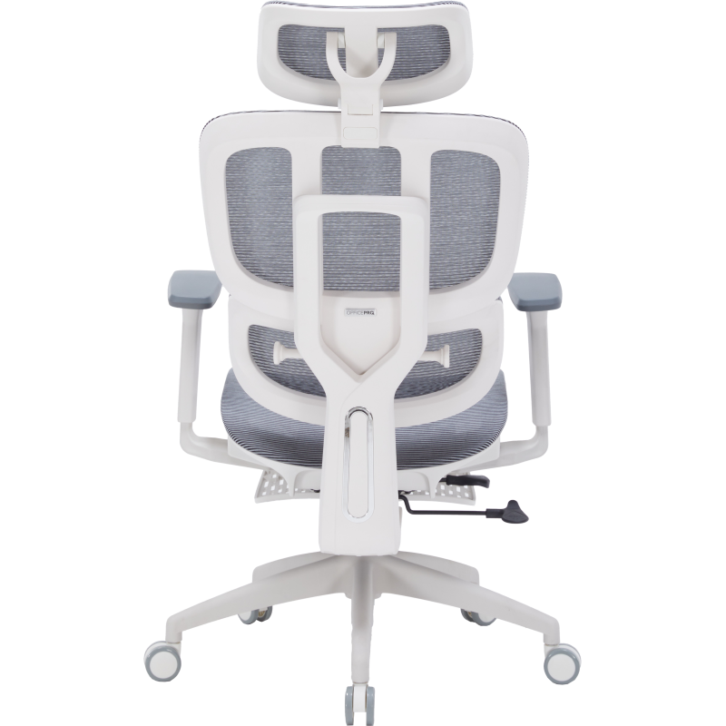 Крісло OfficePro Skyline Footrest White/Dark Gray (OC750-W-DG-DG)