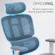 Крісло OfficePro Skyline Footrest White/Dark Gray (OC750-W-DG-DG)