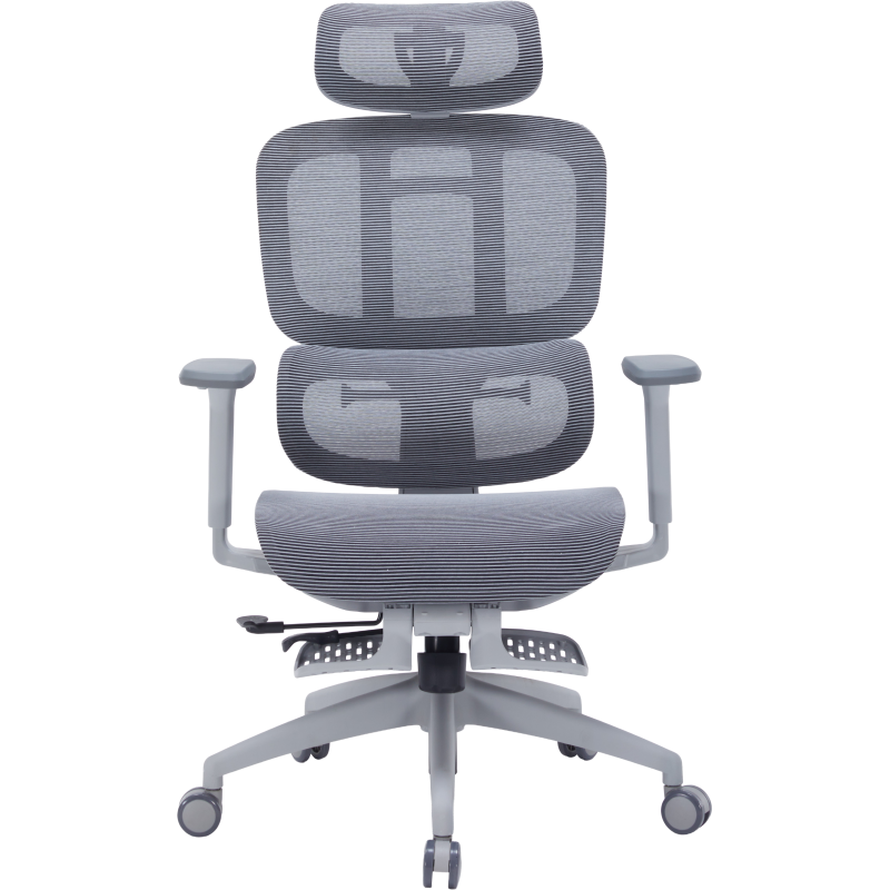 Крісло OfficePro Skyline Footrest Gray/Dark Gray (OC750-G-DG-DG)