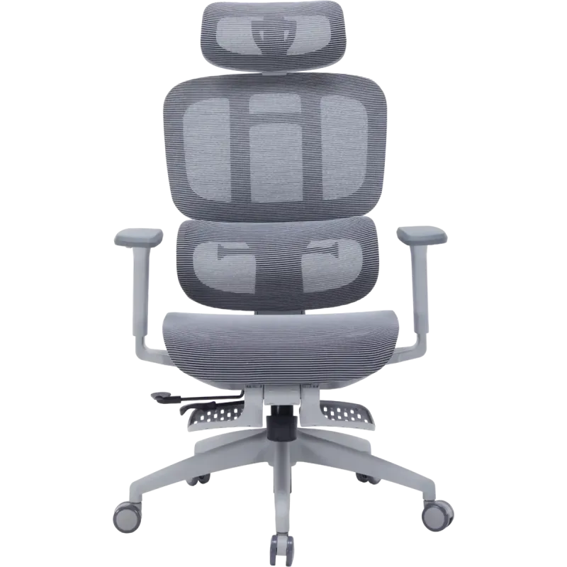 Кресло OfficePro Skyline Footrest Gray/Dark Gray (OC750-G-DG-DG)