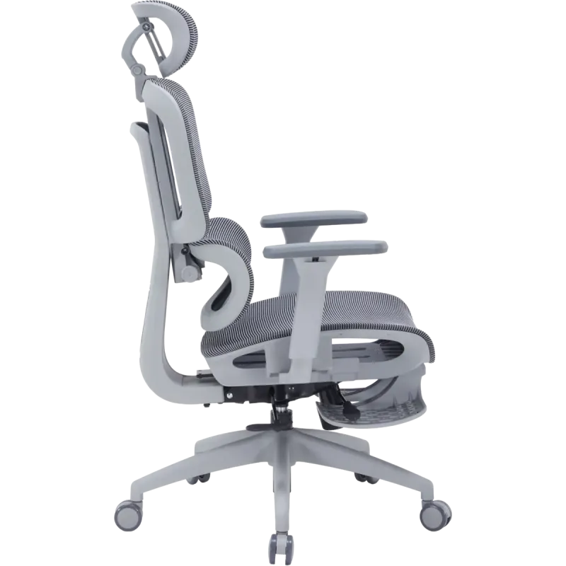 Кресло OfficePro Skyline Footrest Gray/Dark Gray (OC750-G-DG-DG)