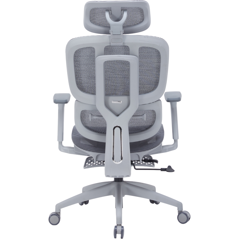 Крісло OfficePro Skyline Footrest Gray/Dark Gray (OC750-G-DG-DG)