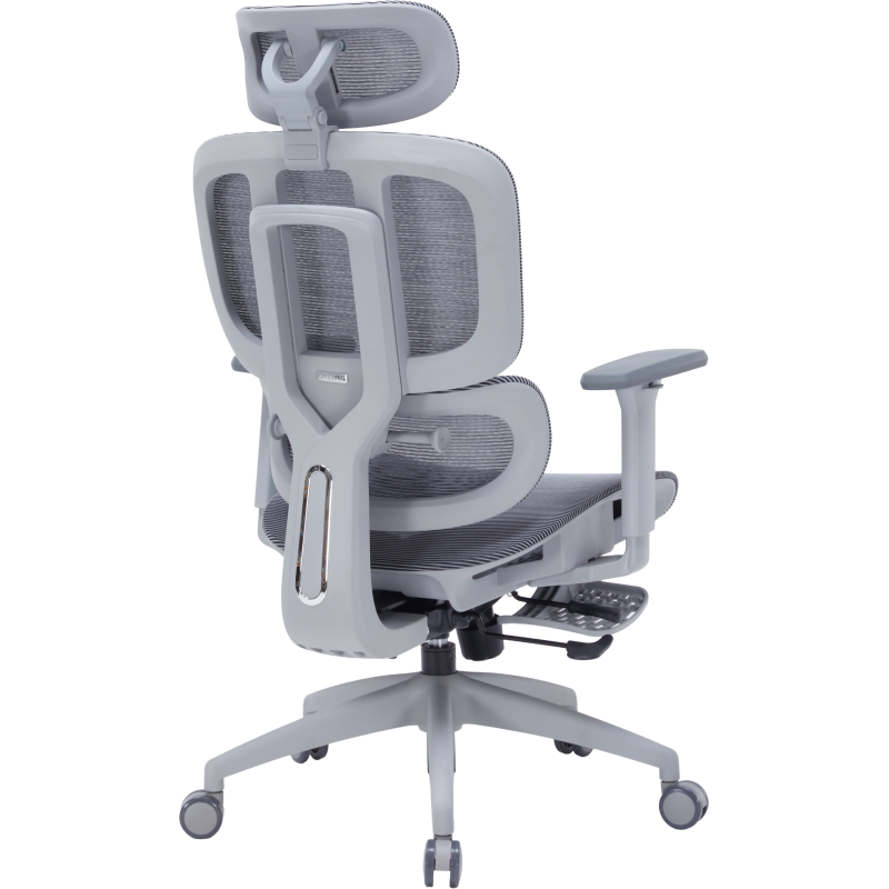 Крісло OfficePro Skyline Footrest Gray/Dark Gray (OC750-G-DG-DG)