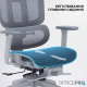 Крісло OfficePro Skyline Footrest Gray/Dark Gray (OC750-G-DG-DG)