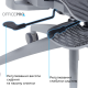 Крісло OfficePro Skyline Footrest Gray/Dark Gray (OC750-G-DG-DG)