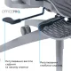 Кресло OfficePro Skyline Footrest Gray/Dark Gray (OC750-G-DG-DG)