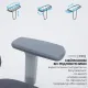 Кресло OfficePro Skyline Footrest Gray/Dark Gray (OC750-G-DG-DG)