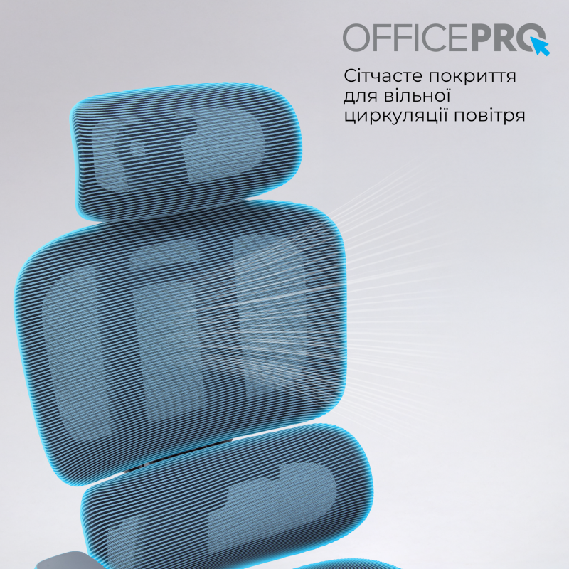 Крісло OfficePro Skyline Footrest Gray/Dark Gray (OC750-G-DG-DG)