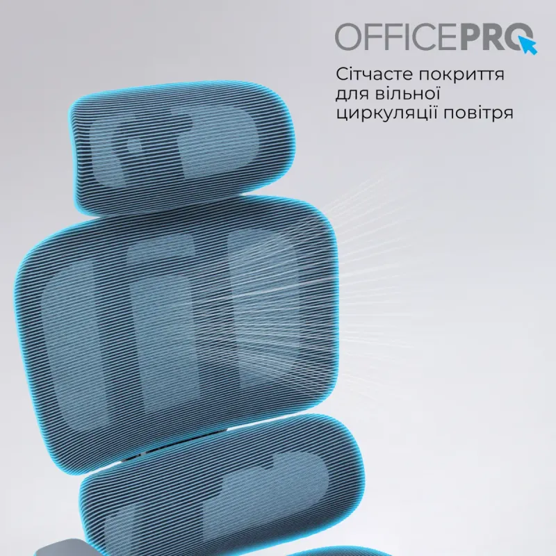 Кресло OfficePro Skyline Footrest Gray/Dark Gray (OC750-G-DG-DG)