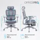 Кресло OfficePro Skyline Footrest Gray/Dark Gray (OC750-G-DG-DG)