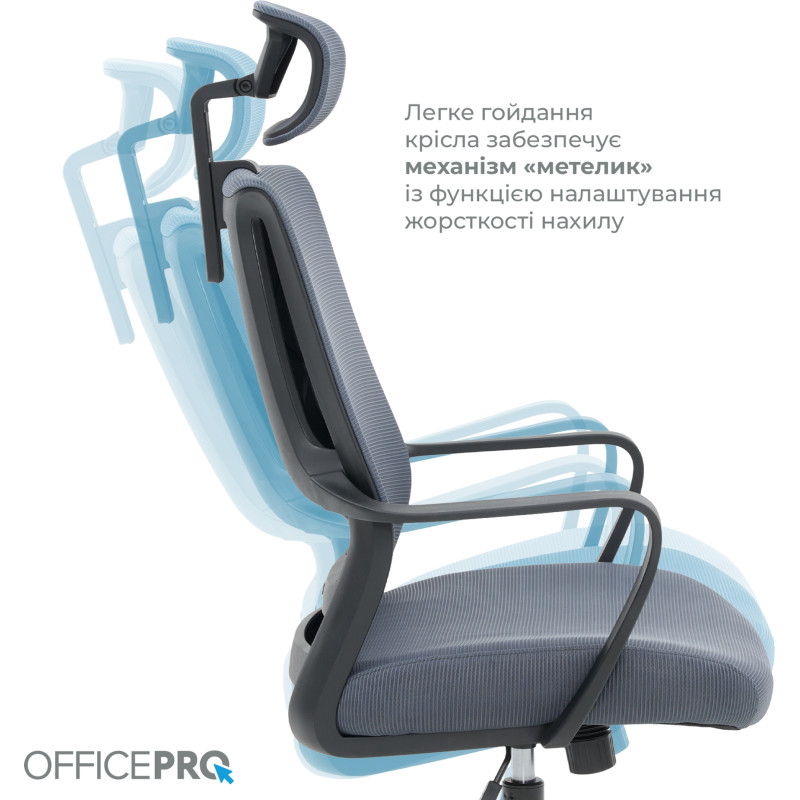 OfficePro Harmony OC310-B-G-G Black/Gray