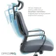 Кресло OfficePro Harmony OC310-B-G-G Black/Gray