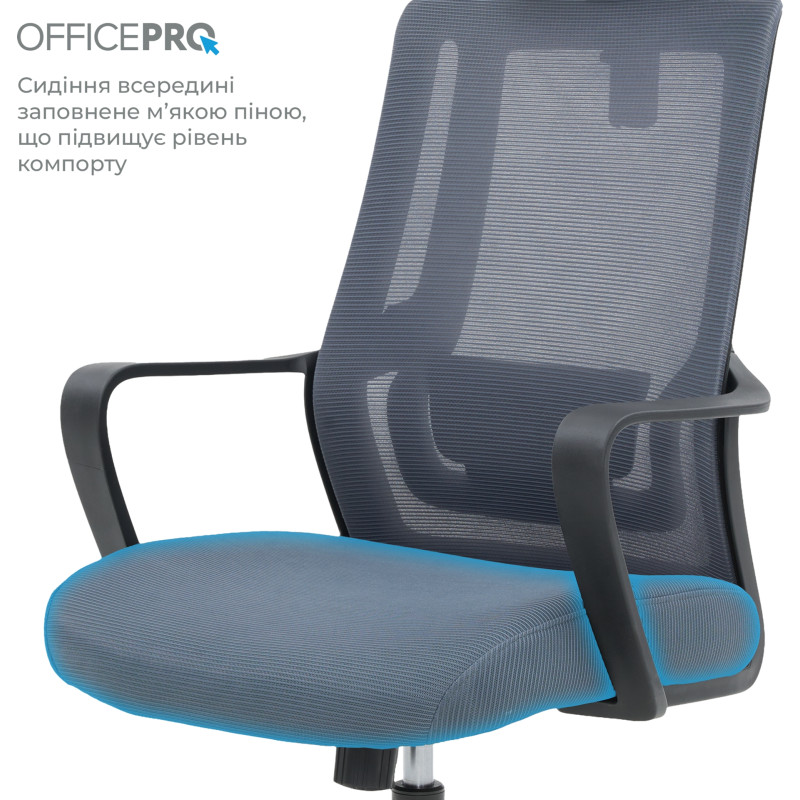 OfficePro Harmony OC310-B-G-G Black/Gray