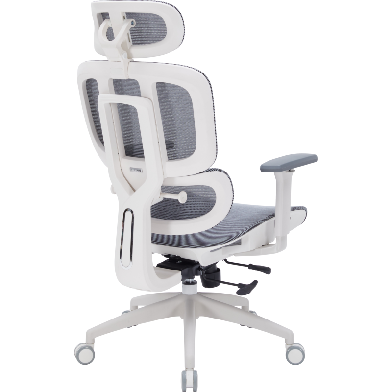 Крісло OfficePro Skyline OC680-W-DG-DG White/Dark Gray