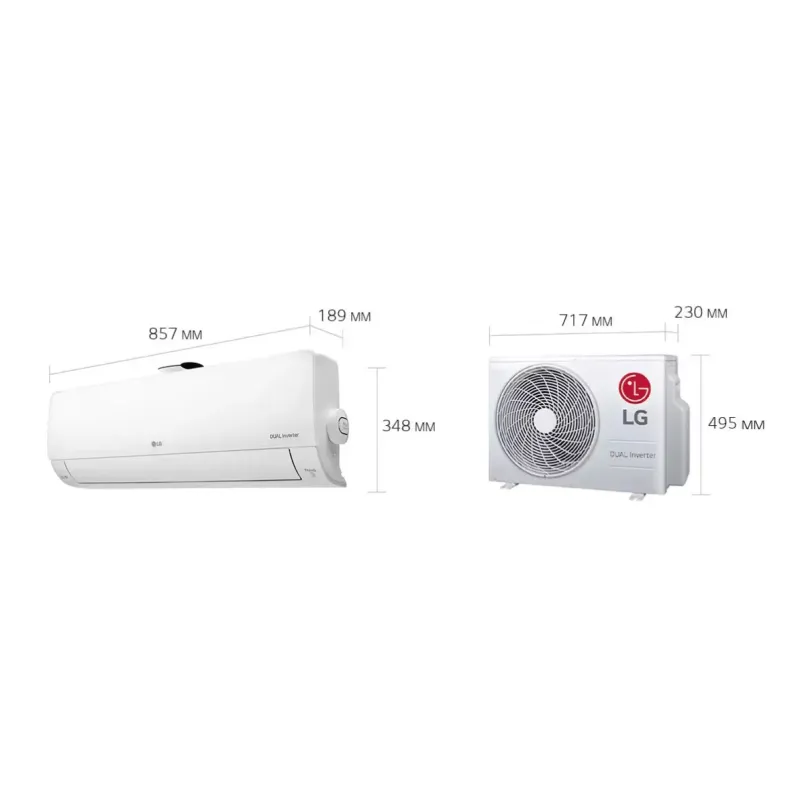 Кондиционер LG DUALCOOL AP09RK