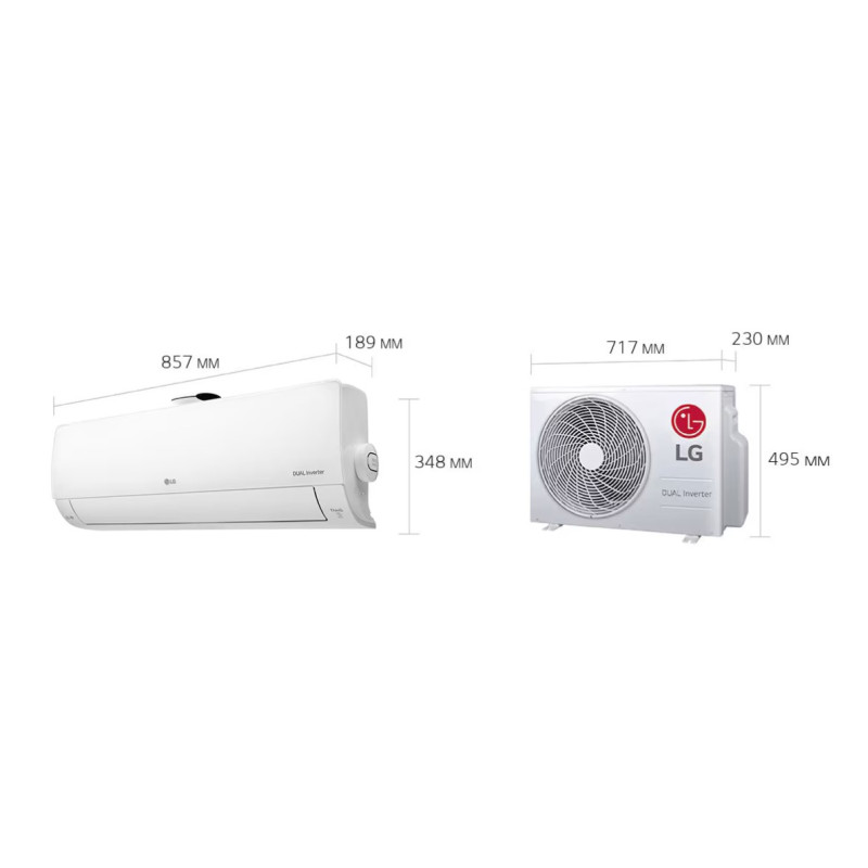 Кондиціонер LG DUALCOOL AP12RK