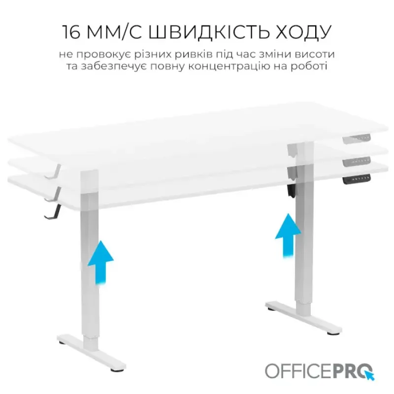 Стіл Officepro ODE1670W