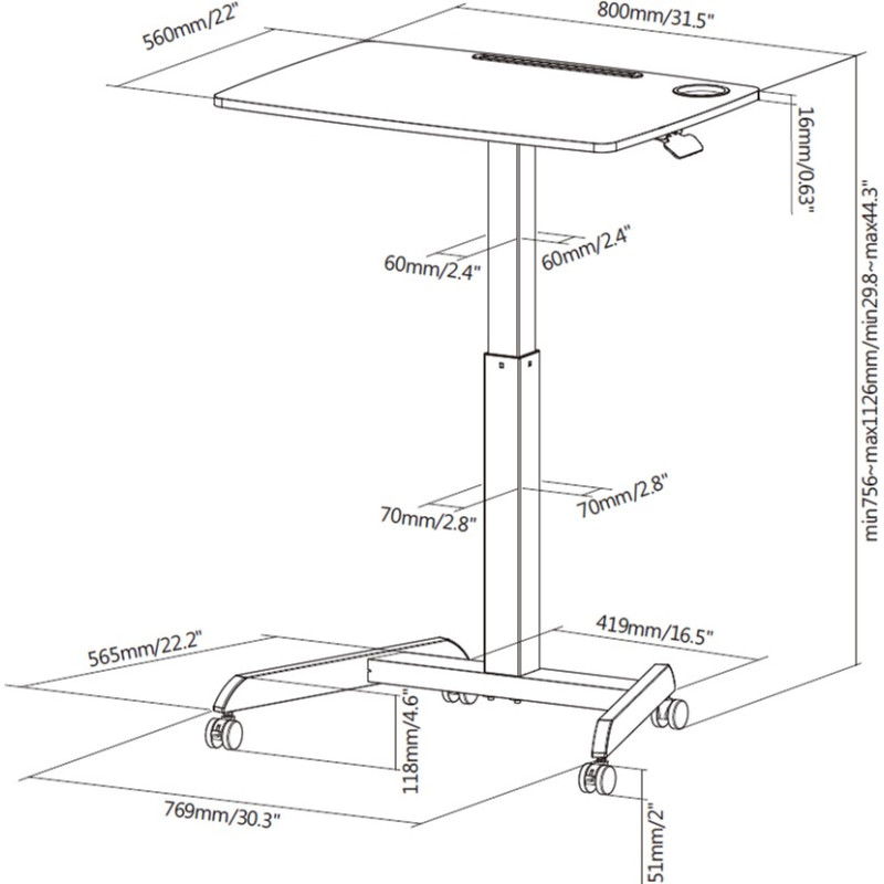 Стіл OfficePro ODM380W