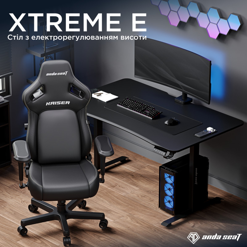 Стіл Anda Seat Xtreme E 140x75 Black (AD-D-DD1-1400-06-B)