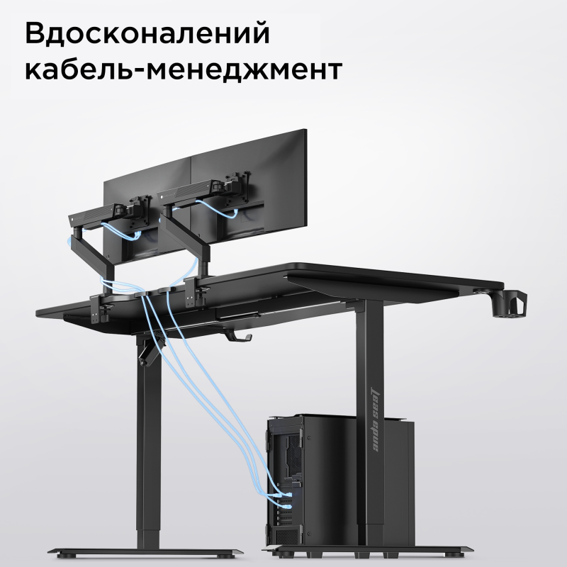 Стіл Anda Seat Xtreme E 140x75 Black (AD-D-DD1-1400-06-B)