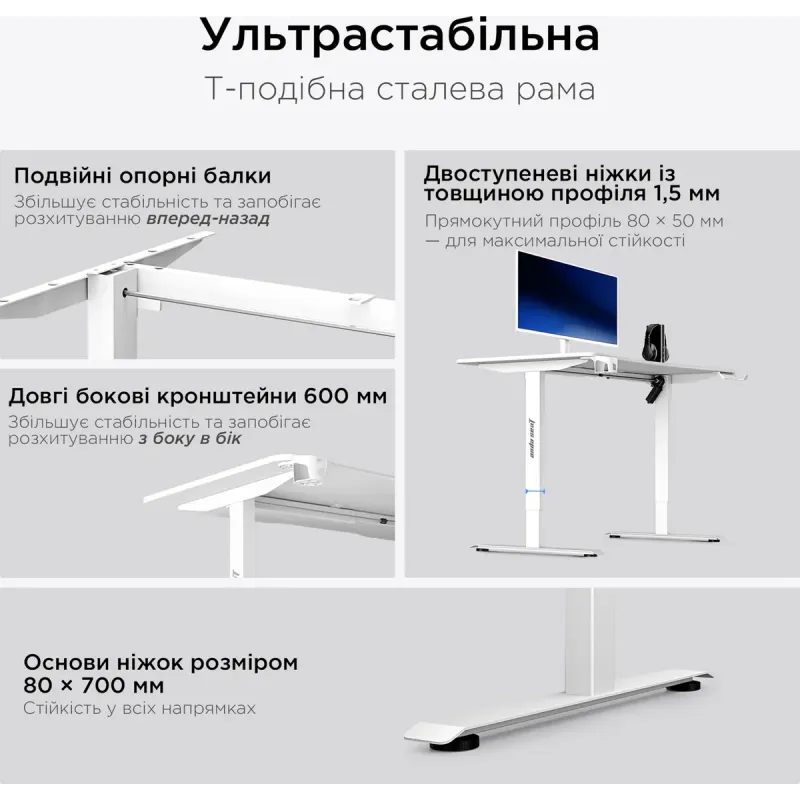 Стол Anda Seat Xtreme E 140 White (AD-D-DD1-1400-06-W)