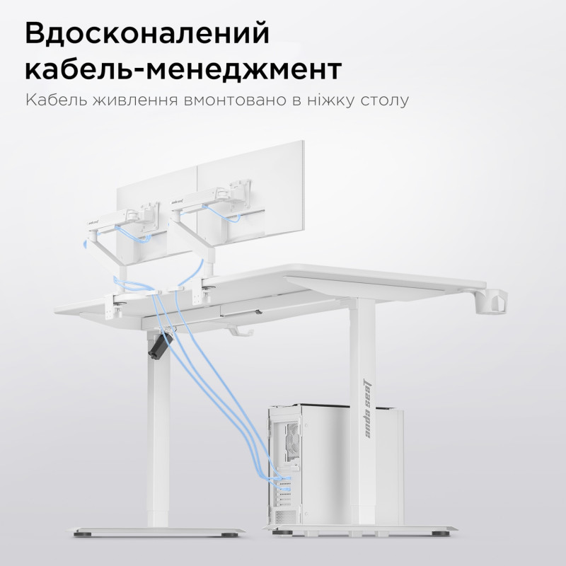 Стіл Anda Seat Xtreme E 140 White (AD-D-DD1-1400-06-W)