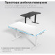 Стіл Anda Seat Xtreme 140 (AD-D-DD1-1400-07-W) White