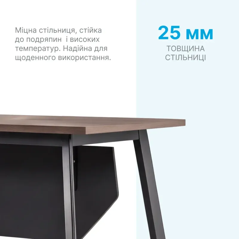 Стол OfficePro PG-F20B-16B