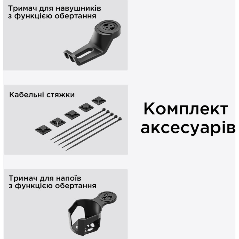 Стіл Anda Seat Xtreme Pro 140 (AD-D-DD1-1400-08-B) Black