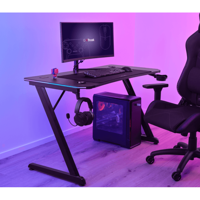 Стіл Trust GXT 710 Luminus Pro RGB Black (25419)