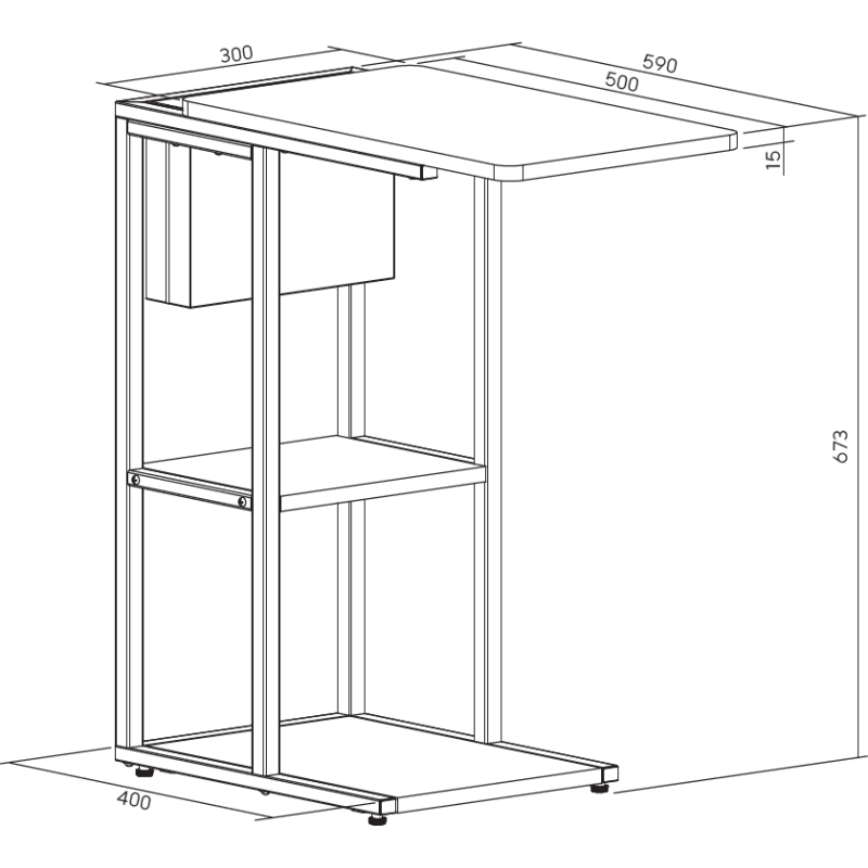 Стол Officepro SD175DW