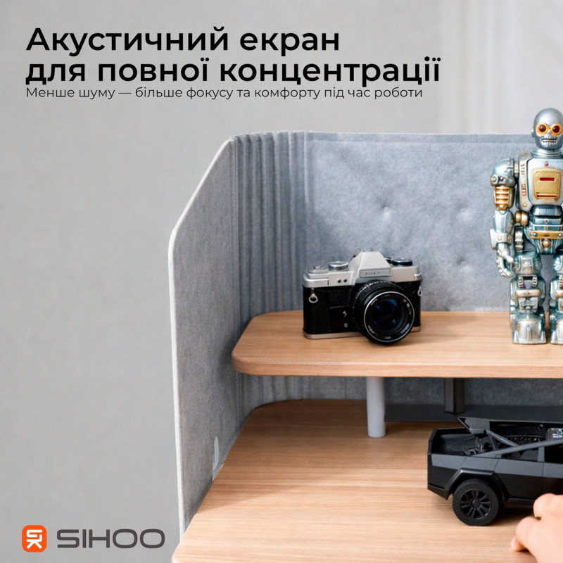 Стіл Sihoo D07 180х75 Maple/White (D07A-102/D07J-102-AB/D07-P)