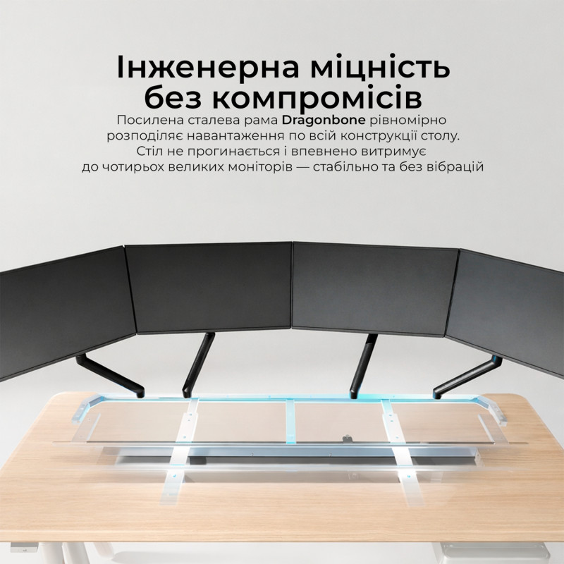 Стіл Sihoo D07 180х75 Maple/White (D07A-102/D07J-102-AB/D07-P)
