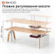 Стіл Sihoo D07 160х70 Maple/White (D07B-102/D07J-102-AB)