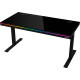 Стіл Lorgar DP80G Glass Black (LRG-DP80G)