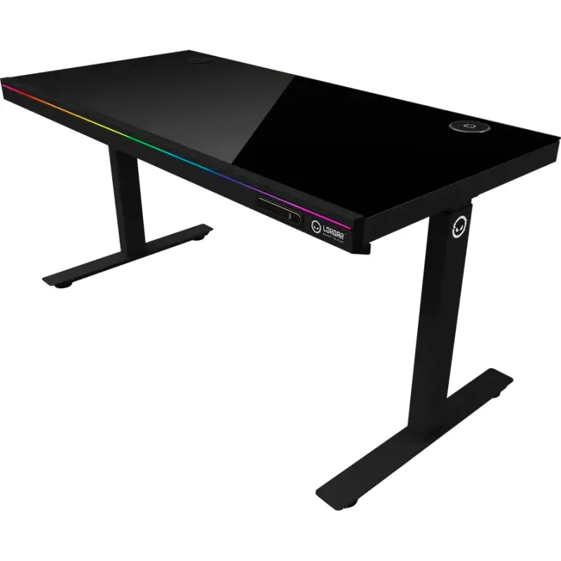 Стол Lorgar DP80G Glass Black (LRG-DP80G)