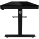 Стол Lorgar DP80G Glass Black (LRG-DP80G)