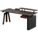 Стіл Sihoo D07 160х70 Walnut/Black (D07B-101/D07J-101-AB)