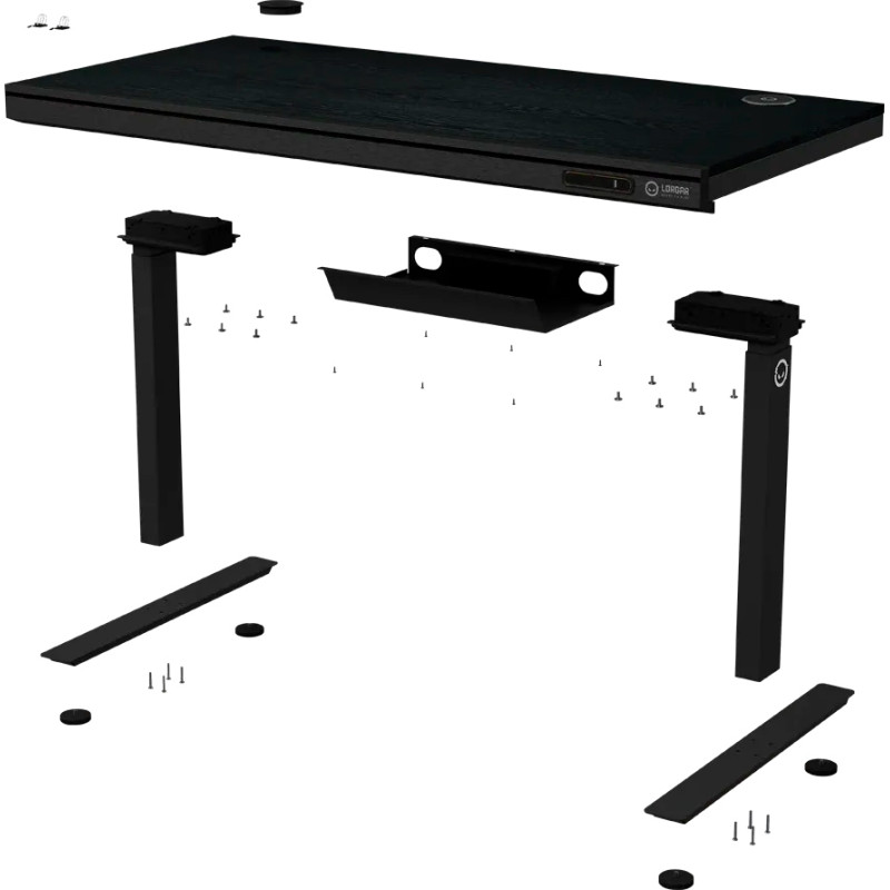 Стол Lorgar DP80W Wood Black (LRG-DP80W)