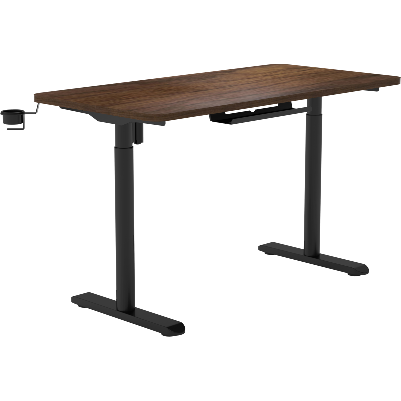 Стіл SIHOO D05 Walnut/Black (D05-104/D05-107)