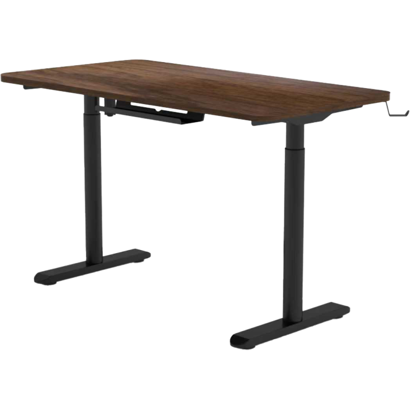 Стіл SIHOO D05 Walnut/Black (D05-104/D05-107)