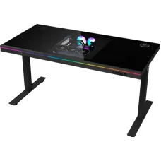 Стол Lorgar DE90G Glass Black (LRG-DE90G)