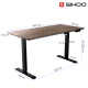 Стіл SIHOO D03 Walnut/Black (D03-104/D03-108)