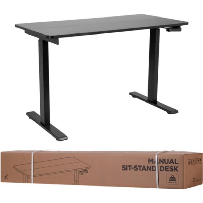 Стіл 2E CE120B Black (2E-CE120B-MECHANIC)