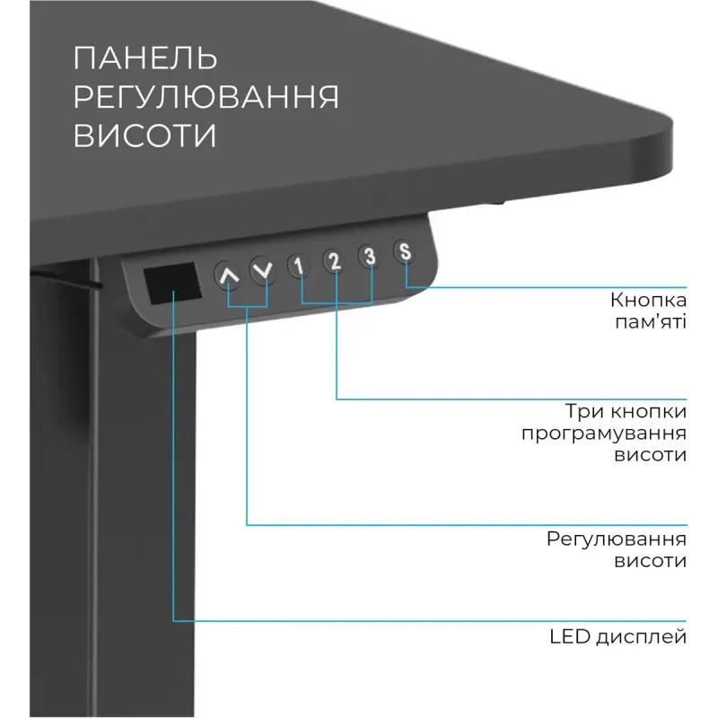 Стіл Officepro ODE1670B