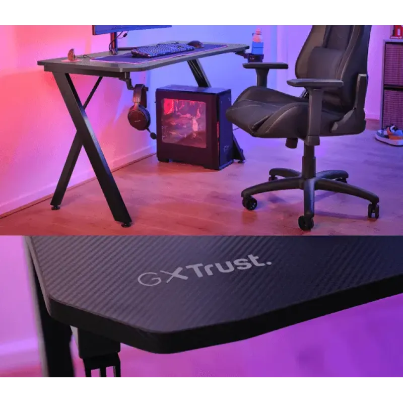 Стол Trust GXT 700 Omnius Black (25420)