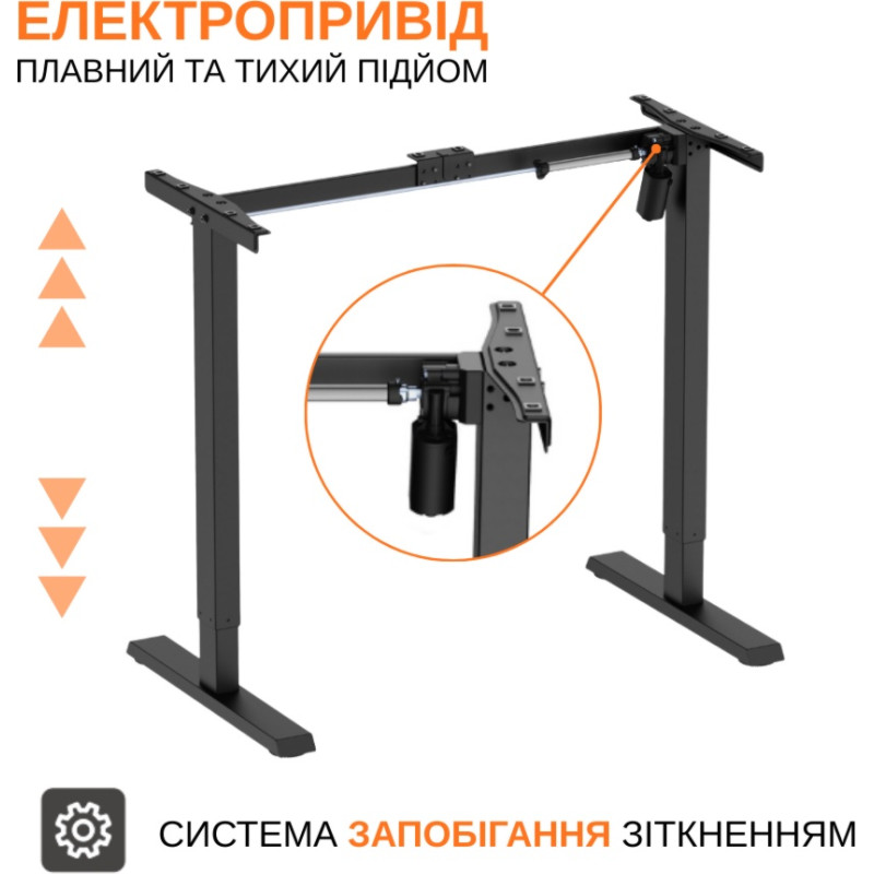 Стол iTech MT12BB Black